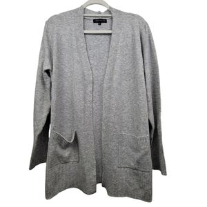 Love Ellie Gray Open Front Cardigan Size Large